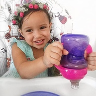 Copo com Alça e Bico de Silicone Nûby Lilás - Transição Segura e Confortável - imagem 3