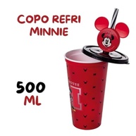 Kit Minnie Cinema - Balde Pipoca 2,1L + Copo com Canudo - Estampa Disney - imagem 4