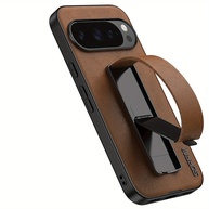 Pixel 10 Pro XL: Capa Premium em Couro com Suporte - imagem 4