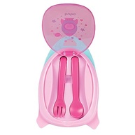BUBA Kit Refeição com Talher Foguete Rosa - Prático, Seguro e Ideal para Crianças - imagem 3