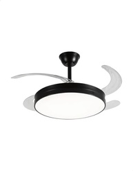 Ventilador de Teto Plafon LED Opus Air Lite Retrátil com Controle Remoto – 60W, 3 Temperaturas de Luz, Bivolt, Silencioso - imagem 2