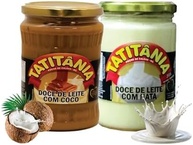Doce de Leite com Nata 400g + Doce de Leite com Coco 400g - Tatitânia - imagem 2