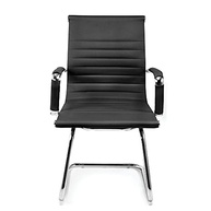 Moob Cadeira de Escritório Executiva Boston Base Fixa com Esteirinha Preta - Conforto e Estilo para seu Ambiente - imagem 4
