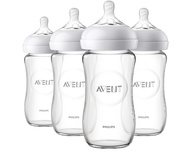 Mamadeira de Vidro Natural Philips Avent - 227ml | Pacote com 4 Unidades - imagem 1