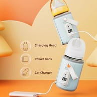 ZJchao Aquecedor de Mamadeiras com 6 Temperaturas Ajustáveis e Display Digital - Ideal para Alimentação Noturna - imagem 4
