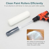 Limpador de Rolo de Pintura com Furadeira - 4 Peças | Limpeza Rápida e Eficiente para Rolo de 22 a 45 cm - imagem 5