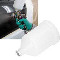 Pote de Pistola de Pulverização 600ml - Copo de Pintura com Conector Rosqueado de Aço Inoxidável - imagem 3