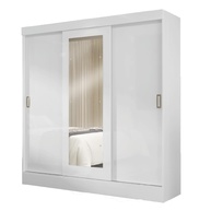 Guarda-Roupas Mônaco 3 Portas de Correr com Espelho - Design Moderno e Espaçoso para Casal - imagem 1