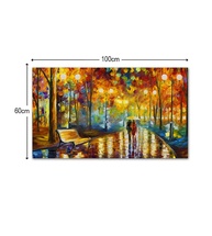 Tela Quadro Paisagem Iluminada 100x60cm - Decoração Moderna com Iluminação para Ambientes - imagem 2