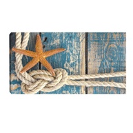 Quadro Decorativo Náutico Estrela Amarela 55x100cm | Decoração de Parede com Tema Marítimo - imagem 1