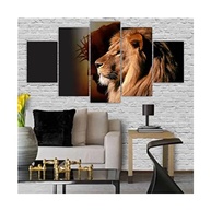 Quadros Decorativos Mosaico MDF Leão de Judá Jesus 115x60cm - Decoração Espiritual com Estilo - imagem 3