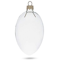 Conjunto de 6 Enfeites de Ovos de Vidro Transparente 10cm - Decore com Estilo e Tradição - imagem 4