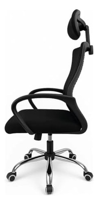 Cadeira de Escritório Ergonômica com Apoio de Cabeça Ajustável - Malha Respirável e Design Moderno - imagem 4