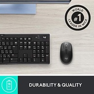 Mouse sem fio Logitech M190 com Design Ambidestro de Tamanho Padrão, Conexão USB e Pilha Inclusa - Cinza - imagem 4