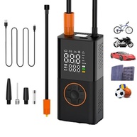 Bomba de Ar Portátil Digital 130 PSI: Compressor 4000mAh com USB-C, Lanterna LED e Powerbank - imagem 2