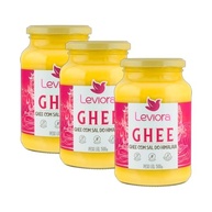 Kit 3X: Manteiga Ghee com Sal do Himalaia Sem Lactose Leviora 500g - imagem 2
