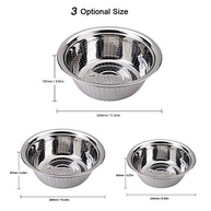 Bacia de Coador em Aço Inox com Furos de Drenagem - Lavagem e Armazenamento de Alimentos - imagem 4