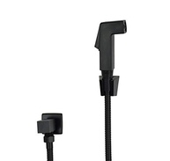 Ducha Higiênica Quadrado Preto Fosco com Acabamento Black Matte - Moderna e Funcional - imagem 2