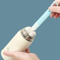 Escova de Garrafa com Cabo Longo 21,5cm - Esponja Extra Longa e Durável para Limpeza Profunda - imagem 2