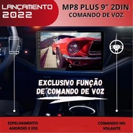 Central Multimídia 9" Fiat Uno (15-21) com Câmera de Ré: Tecnologia e Segurança no Seu Carro - imagem 3