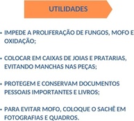 Sílica Gel Sachê Pacote com 50 - Dessecante Antimofo e Desumidificador Eficiente - imagem 4