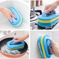 Esponja com Cabo Multiuso para Cozinha, Banheiro e Azulejos - Limpeza Eficiente e Confortável - imagem 4