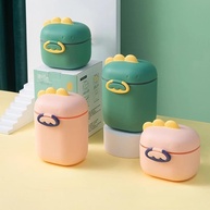 Porta Leite em Pó para Bebê com Dosador e Nivelador - Rosa (Tamanho G) - imagem 4