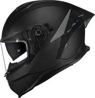 Capacete Norisk Strada 2 Preto: Segurança e Conforto com Spoiler e Viseira Transparente - imagem 1