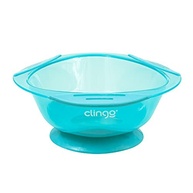 Prato com Ventosa Azul Clingo - Segurança e Diversão na Alimentação Infantil - imagem 2