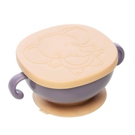 Bowl com Tampa e Ventosa Baby Elefante Rosa - Seguro e Divertido para Refeições Infantil - imagem 1