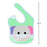 Buba Babador Com Bolso Zoo Elefante - Impermeável com Fecho em Velcro - imagem 3