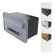 Caixa de Correios para Embutir em Parede com Grade de PVC - Resistente e Moderna na Cor Prata - imagem 1