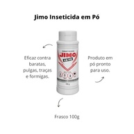 Jimo Inseticida em Pó - Elimina Formigas, Baratas, Pulgas e Traças com Eficácia Duradoura - imagem 3