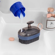 Escova Multiuso 2 em 1 com Dispenser de Sabão - Limpeza Eficiente para Casa, Roupas e Calçados - imagem 3