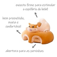 Assento Para Bebê Esquilo - Almofada de Apoio Ergonômica com Suporte à Postura - imagem 5