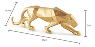 Escultura Leopardo Dourado em Polirresina - Decore com Estilo e Sofisticação - imagem 4