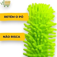 Espanador de Microfibra Lavável e Extensível com Cabo de Inox - Limpeza Sem Esforço e Sustentável - imagem 4