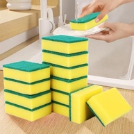 Pacote com 12 Esponjas Antiarranhões para Cozinha - Duráveis e Versáteis para Louças, Panelas e Superfícies Sensíveis - imagem 2