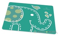 Jogo Americano de Silicone Infantil com Estampa de Elefante - Marcus & Marcus - imagem 1