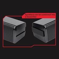 Caixas de Som e Soundbar Redragon Orpheus GS550 Estéreo 2.0 com LEDs Preto - imagem 5
