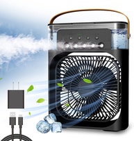 Ventilador Portátil 3 em 1 com Umidificação e LED - Refresque seu Espaço com Estilo - imagem 1