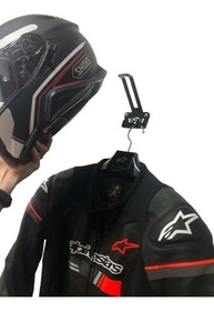 Kit 4 Suportes de Parede Premium para Capacete e Jaqueta - Organize seu Espaço com Estilo! - imagem 4