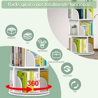 Estante Giratória 360° com 5 Andares - Organize com Estilo e Praticidade - imagem 4