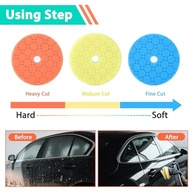 Almofadas de Polimento para Carro - 3 Peças 5,5" com Design Exclusivo e Alta Durabilidade - imagem 4