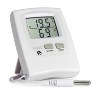 Termômetro Higrômetro Digital com Sensor Externo - Monitoramento de Temperatura e Umidade com Precisão - imagem 1