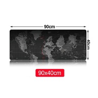 Mouse Pad Gamer Com Estampa Tema Mapa Mundi Extra Grande 90x40 cm com Bordas Costuradas e base Antiderrapante Desk Pad para Teclado Mouse Notebook PC - imagem 3
