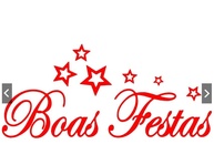Adesivo Decorativo de Natal - Decore sua Vitrine com Estilo e Charme Festivo (Vermelho) - imagem 2