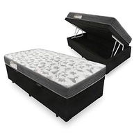 Cama Box com Baú Solteiro + Colchão Ortobom Iso 100 D33 Extra Firme - Conforto e Armazenamento - imagem 2
