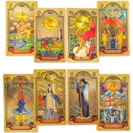 KIINO Tarot Cards 78 Luxo com Folha Dourada – Baralho Impermeável em PVC com Guia para Iniciantes e Profissionais - imagem 2
