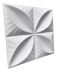 Forma para Revestimento 3D Florida 40x40 cm - ABS Resistente | Kit com 2 Peças - imagem 5